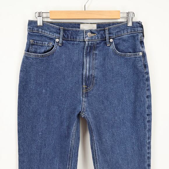 Everlane The Original Cheeky Jean Straight Leg Indigo Blue Wash Size 29 Crop - Picture 3 of 6